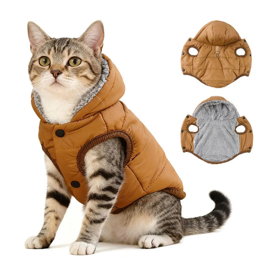 Cozy Hooded Pet Jacket