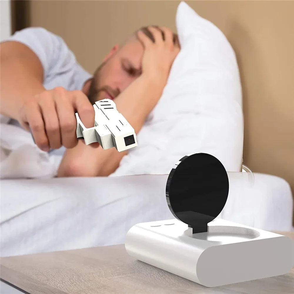 Shooting Alarm Clock