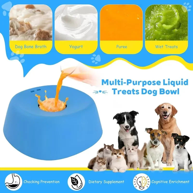 Anti-Choking Slow Feeder Dog Licking Bowl