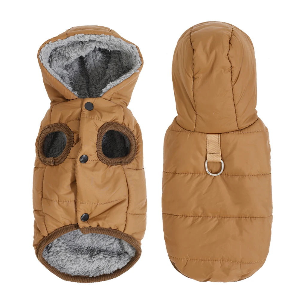Cozy Hooded Pet Jacket