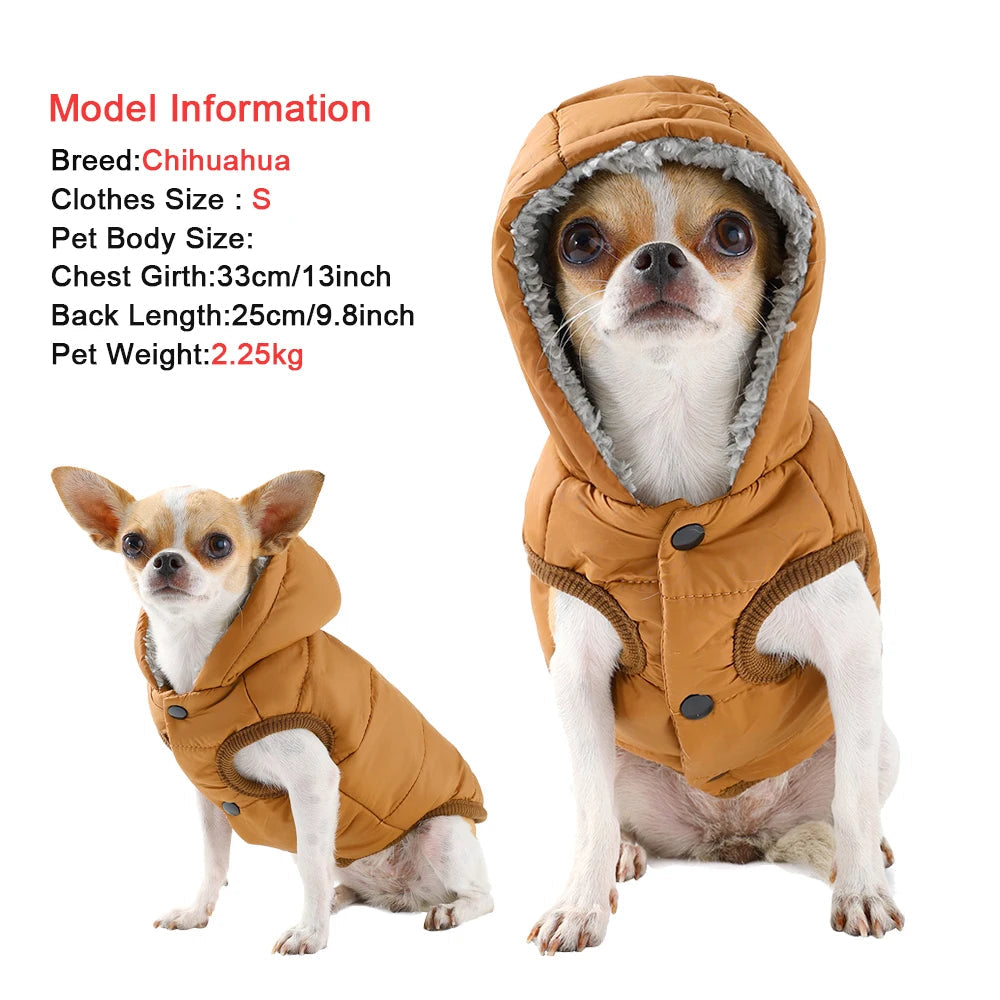 Cozy Hooded Pet Jacket