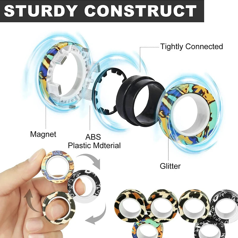 Magnetic Rings Fidget Toy
