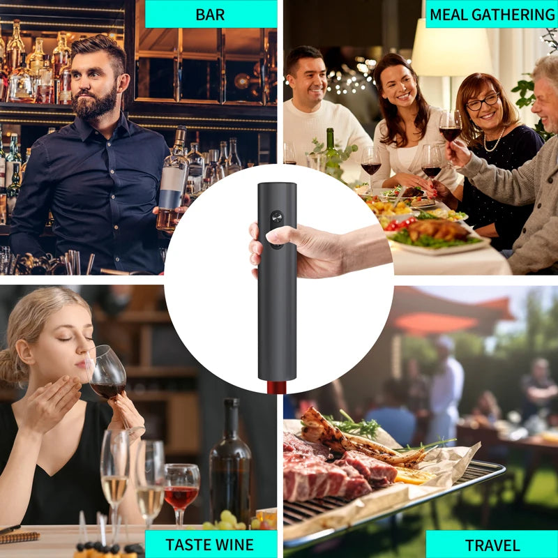 Electric Wine Opener Set