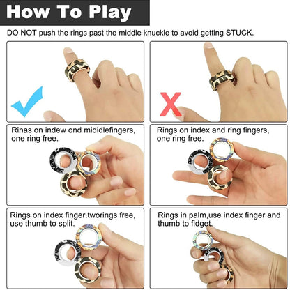Magnetic Rings Fidget Toy
