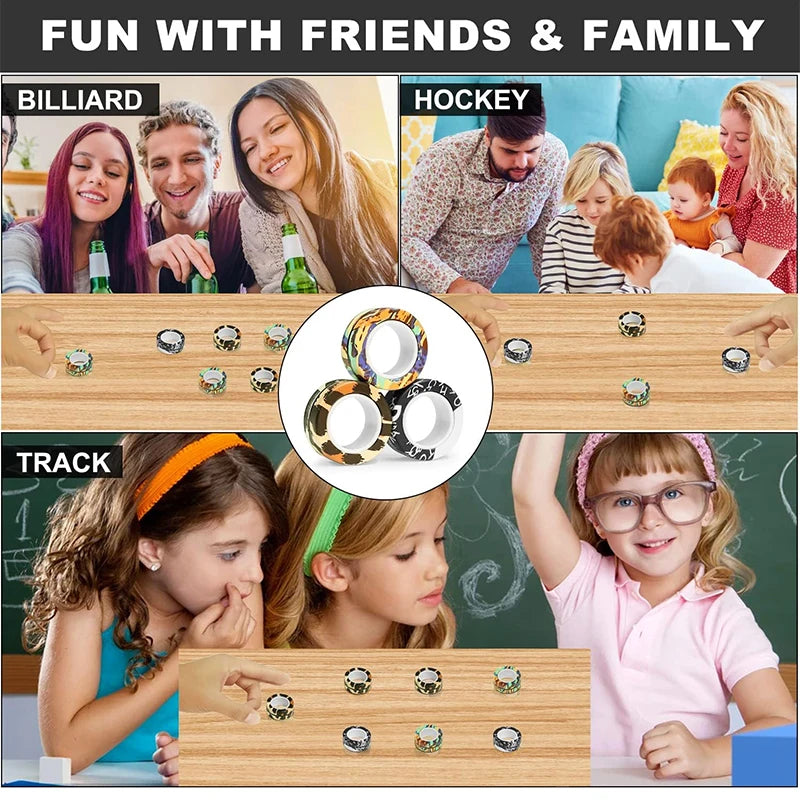 Magnetic Rings Fidget Toy